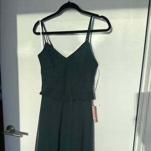 Elegant Emerald Green Birdy Grey bridesmaid Dress